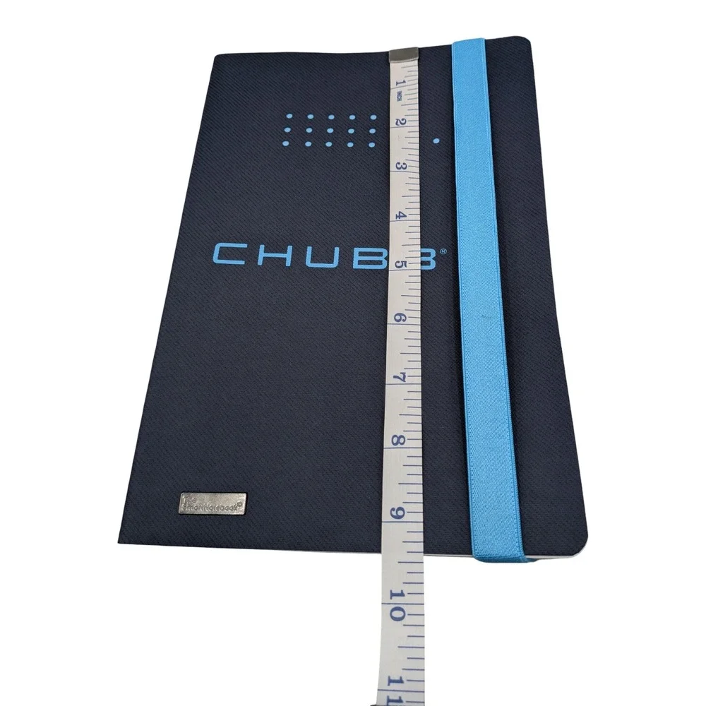 Chubb The SmartNotebook Set of 2 Gray Blue Elastic Band Dotted‎ Paper QR Code
